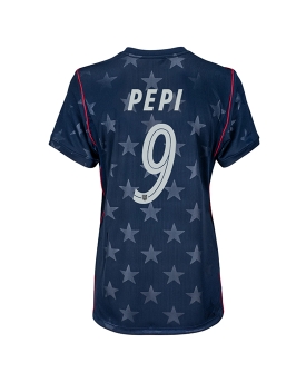 Billige Fotballdrakt Forente stater Ricardo Pepi #9 Replika Bortedrakt Dame VM 2026 Kortermet Billige Fotballdrakt Forente stater Ricardo Pepi #9 Replika Bortedrakt Dame VM 2026 Kortermet